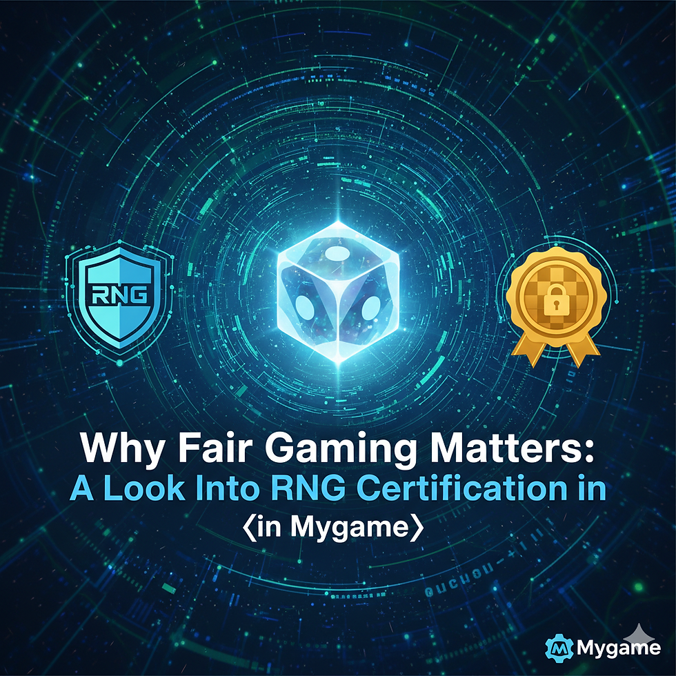 Why Fair Gaming Matters: A Look Into RNG Certification in Mygame