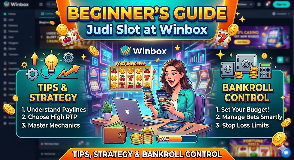 Beginner’s Guide to Judi Slot at Winbox: Tips, Strategy & Bankroll Control