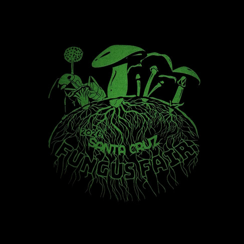 2026 Fungus Fair Shirt logo in the dark