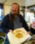 Dennis Nolan and bolete fries at the 2010 Echo Summit foray