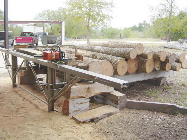 Logosol Chainsaw mill, ash logs127.jpg