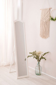 Spiegel, Fotostudio, Vorhang