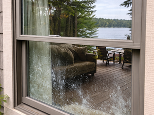 Oxidation on a Residential Window in Minnesota.