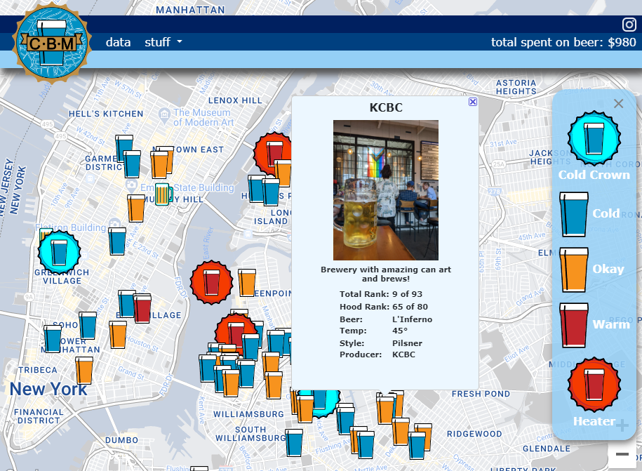 Click the markers and discover more information about each location!