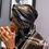 Thumbnail: 100% That Bitch Turband - Black Faux Leather