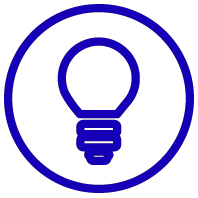 Green Light Bulb Icon