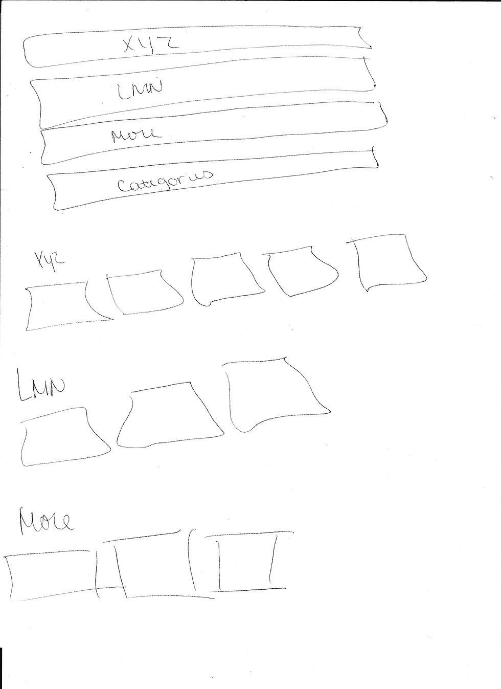 main menu + favorites