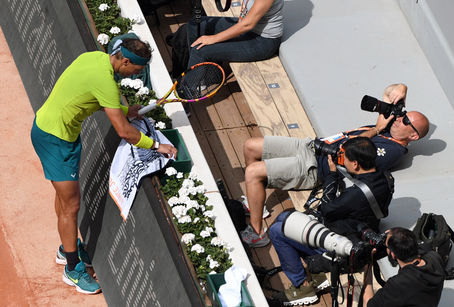 Когда фотограф и теннисист сходятся на линии внимания