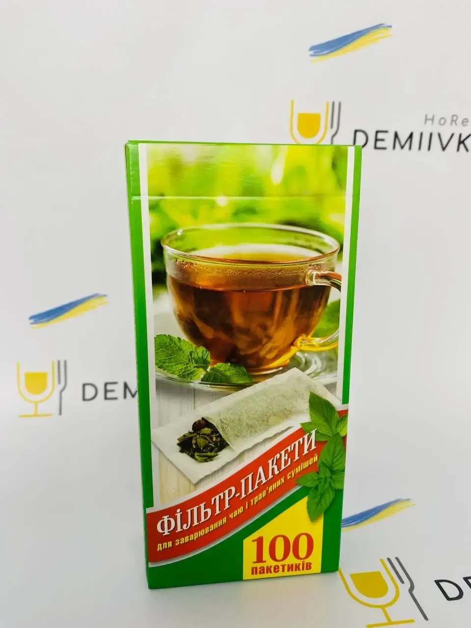 Фільтр-пакети для чаю Demiivka Horeca: 100 шт.