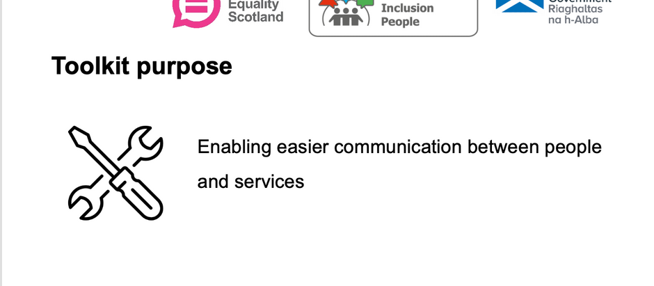 Toolkit purpose. Enabling easier communication between people and services