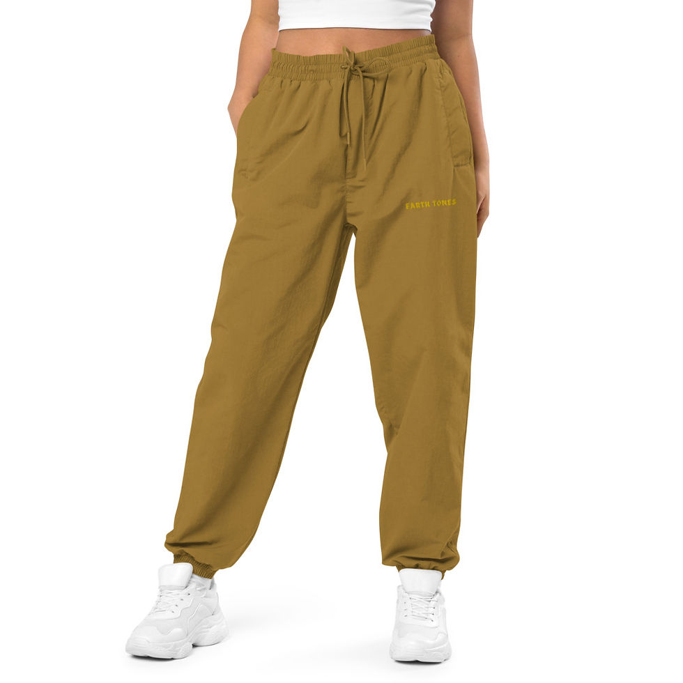 Thumbnail: "earth tones" Recycled tracksuit trousers