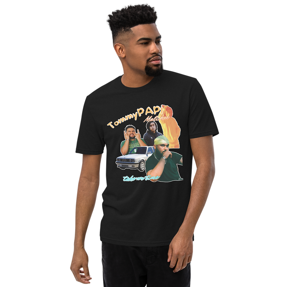 "tommypapi and maliikai" Unisex recycled graphic rap t-shirt