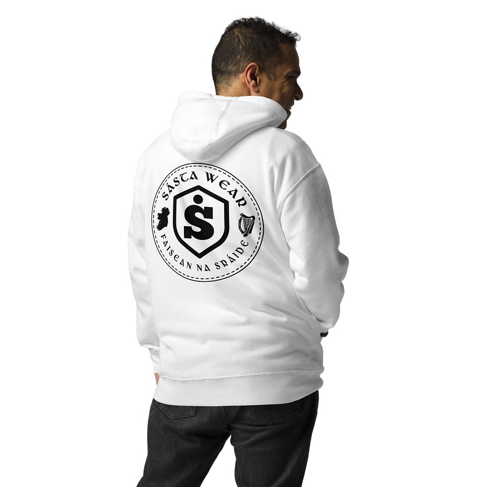 Thumbnail: Unisex Sásta Wear Embroidered & Printed Hoodie