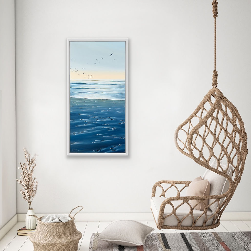 Thumbnail: Meet Me By the Seashore - Open Edition Print