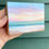 Thumbnail: Mini "Sunset Beach with Love Birds", 3x4"