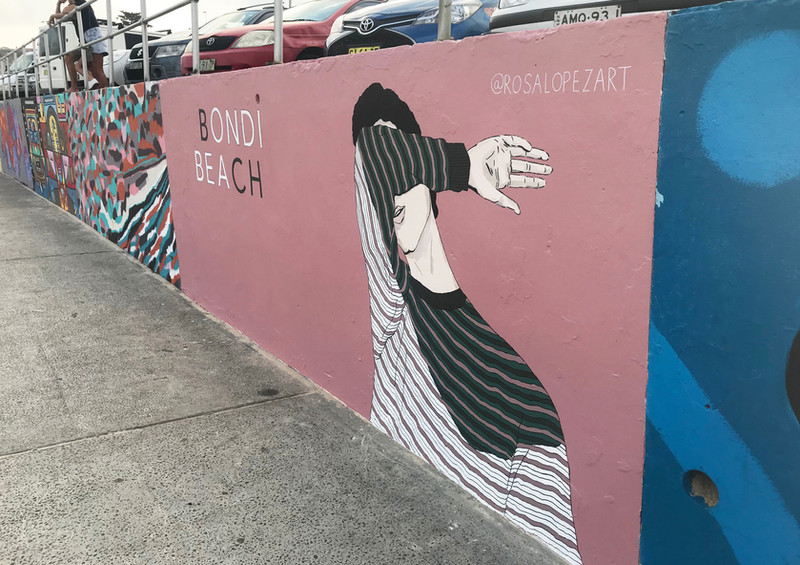 Bondi Beach Mural 2018