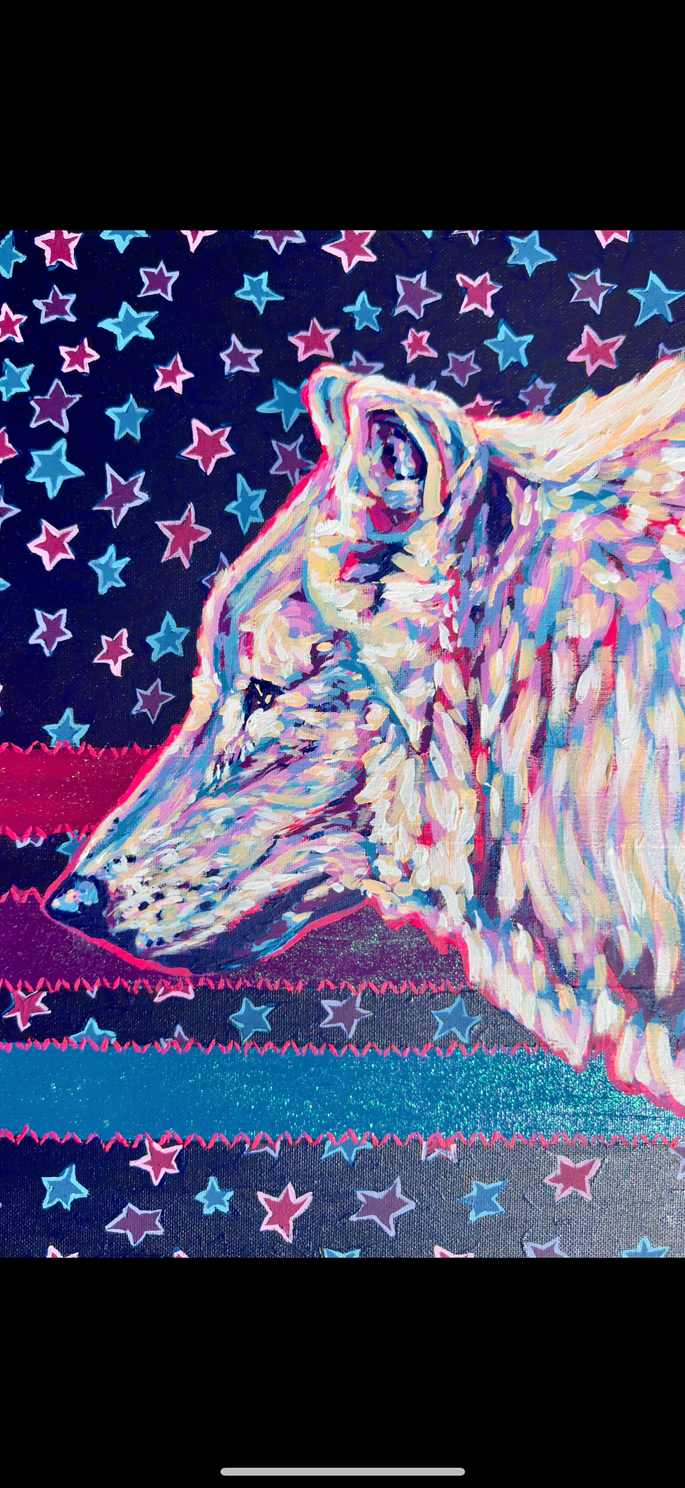 Thumbnail: Pride Ribbon Skirt Landscapes #4 and #5: Bisexual