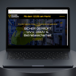 Sicher Geprüft Website von RemoteMenu und Wix