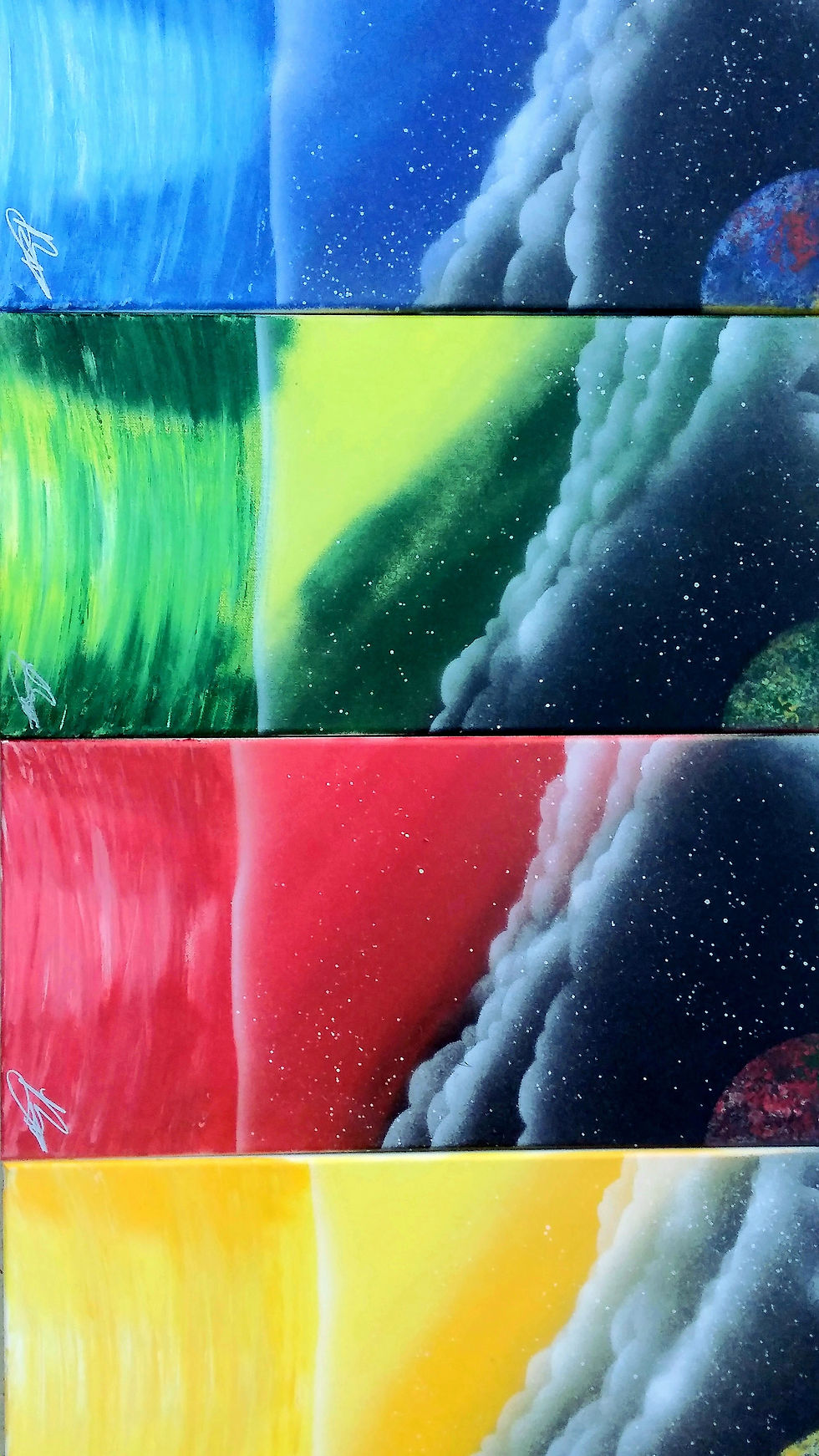 Thumbnail: Spectral Universe blue red green and yellow