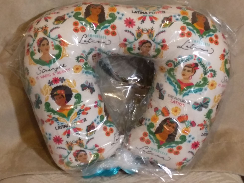 Thumbnail: Latino heritage travel pillow