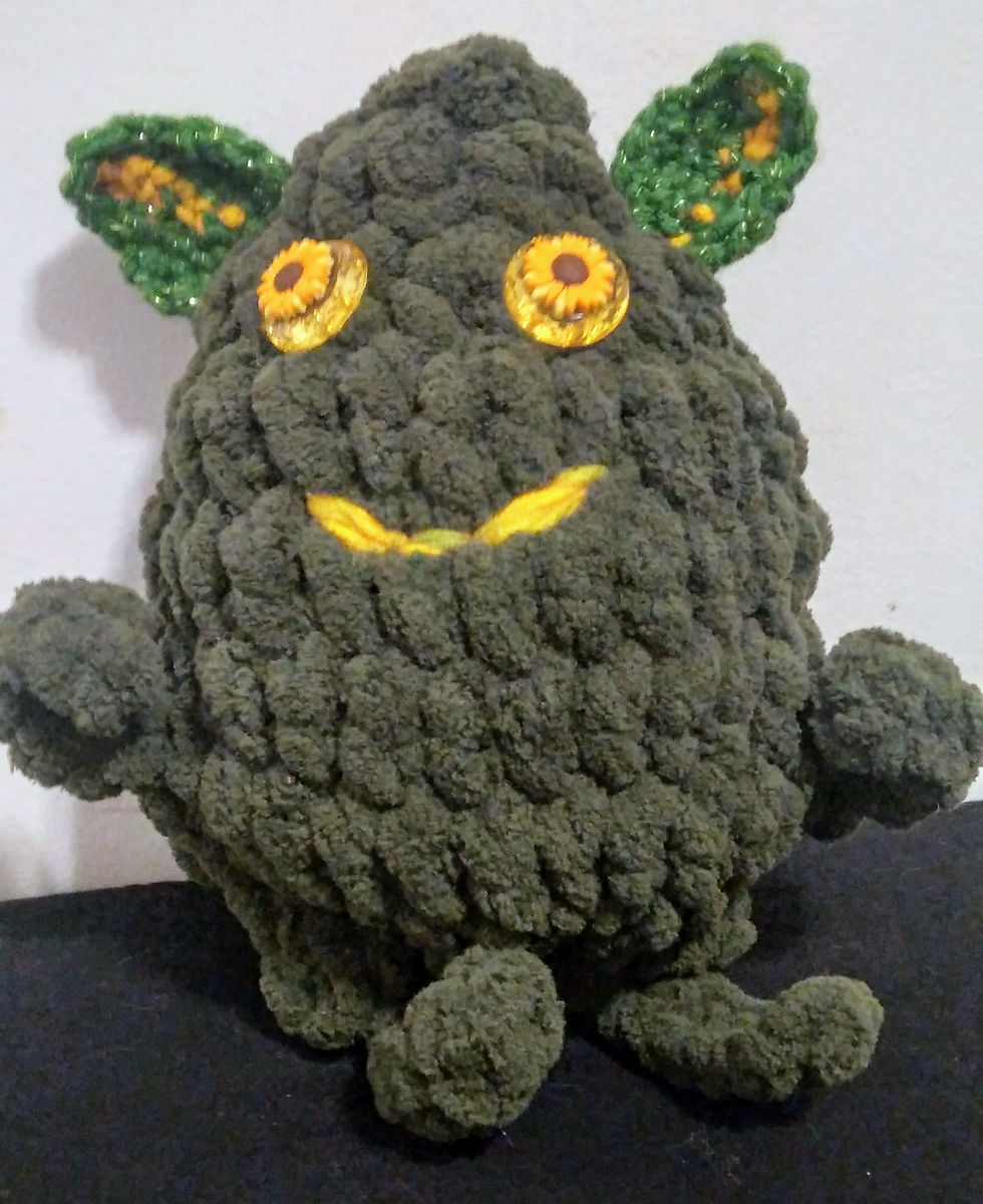 Thumbnail: green thick egg shape monster