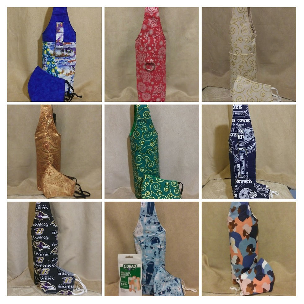 Thumbnail: Collage of variety wine bags