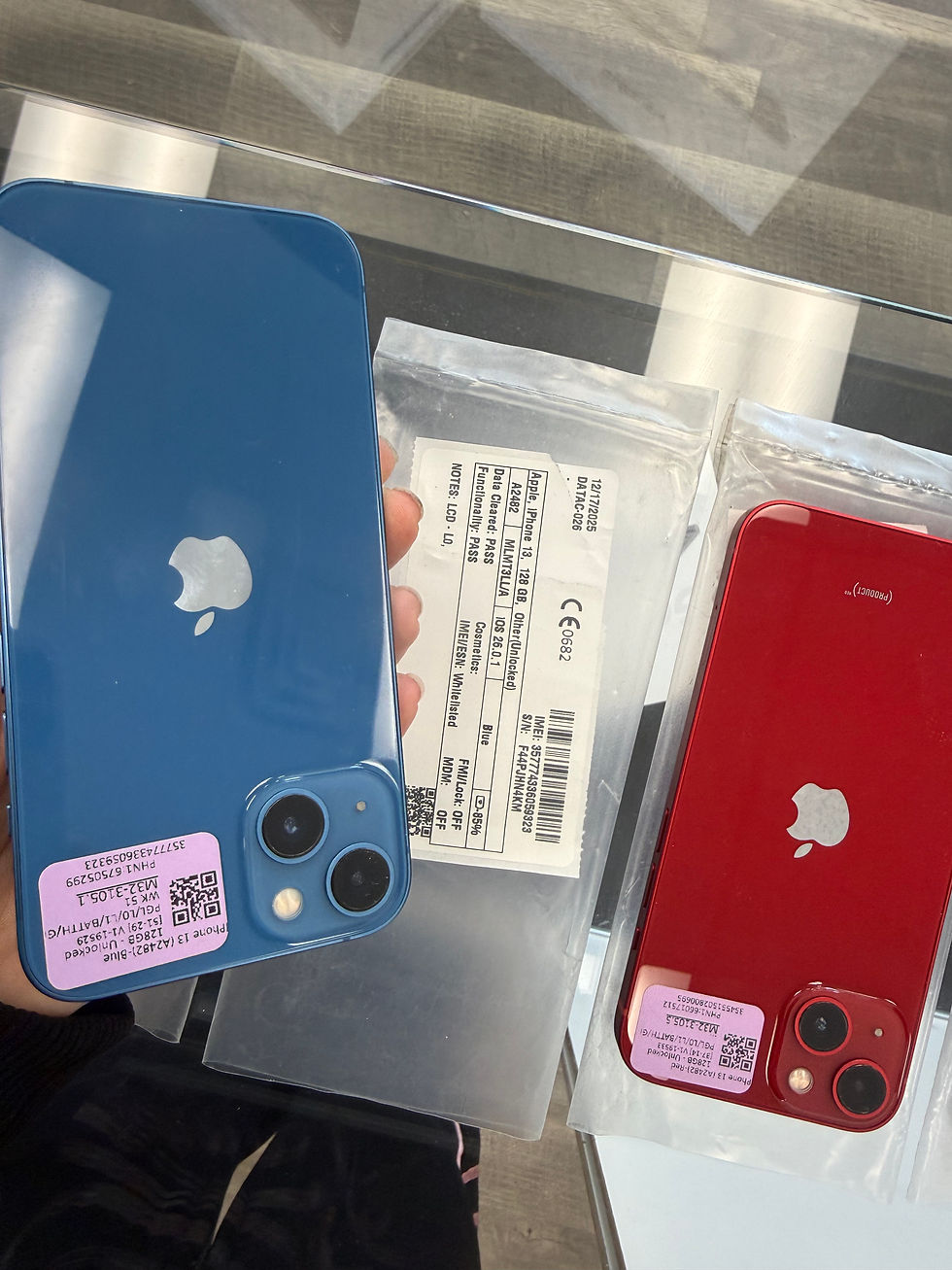 Thumbnail: Blue iPhone 13 Fully Unlocked 128GB 