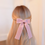 Thumbnail: Lovely Ruffle Edge Bow Hair Clip Duo