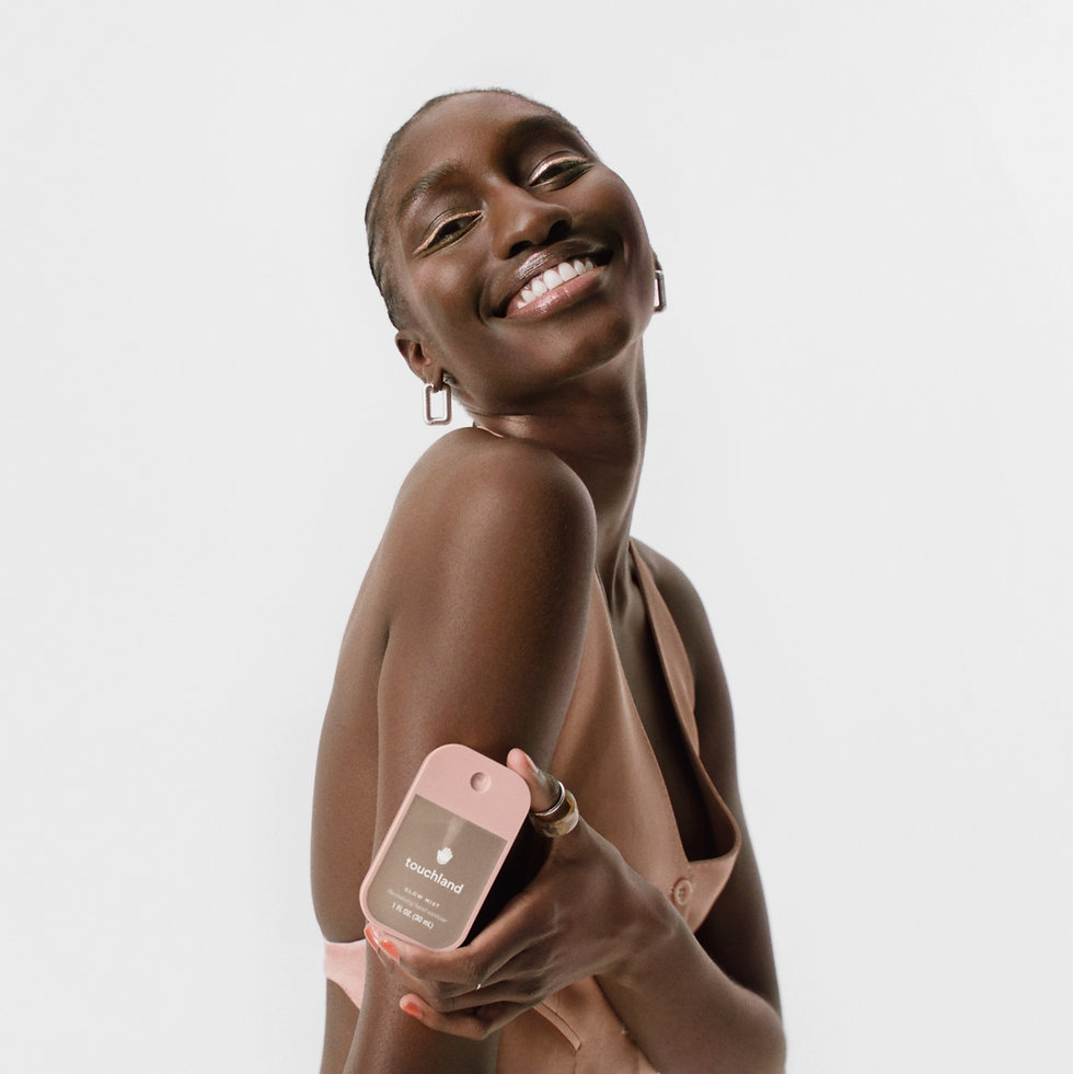 Thumbnail: Touchland Premium Glow Mist Revitalizing Hand Sanitizer in Rosewater