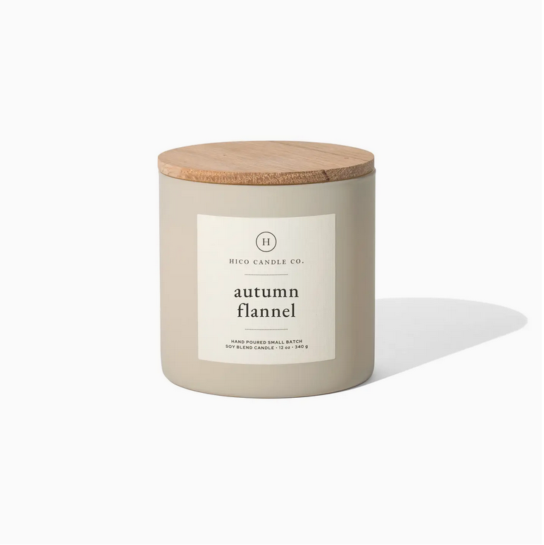 Autumn Flannel - Soy Candle - 12 oz