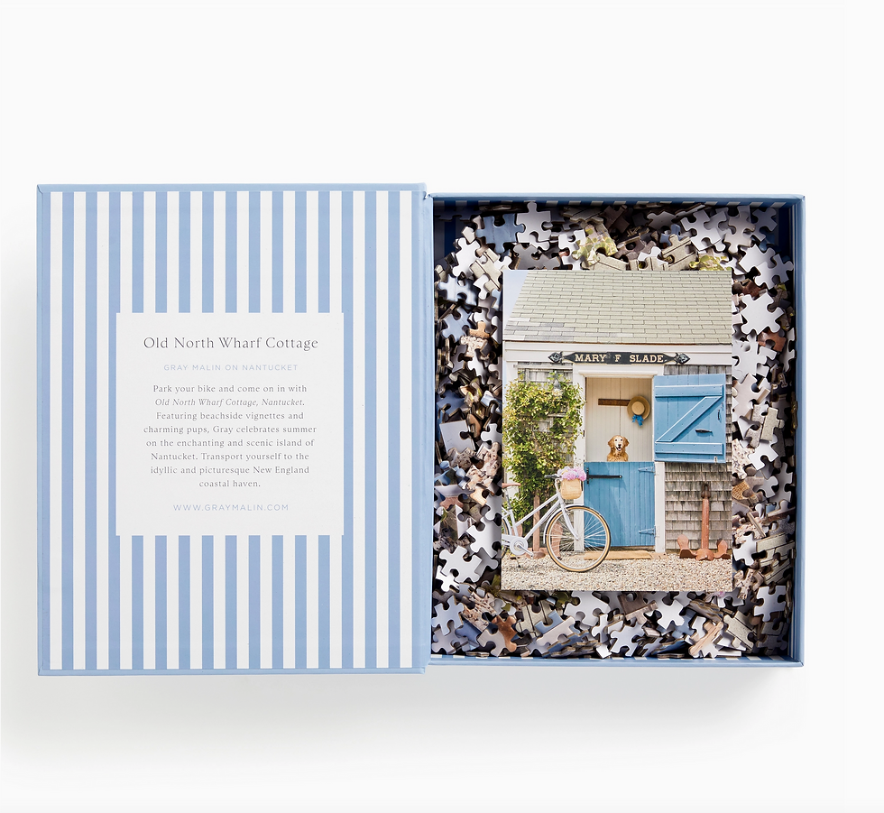 Thumbnail: Old Wharf Cottage Nantucket - 1000 Piece Puzzle