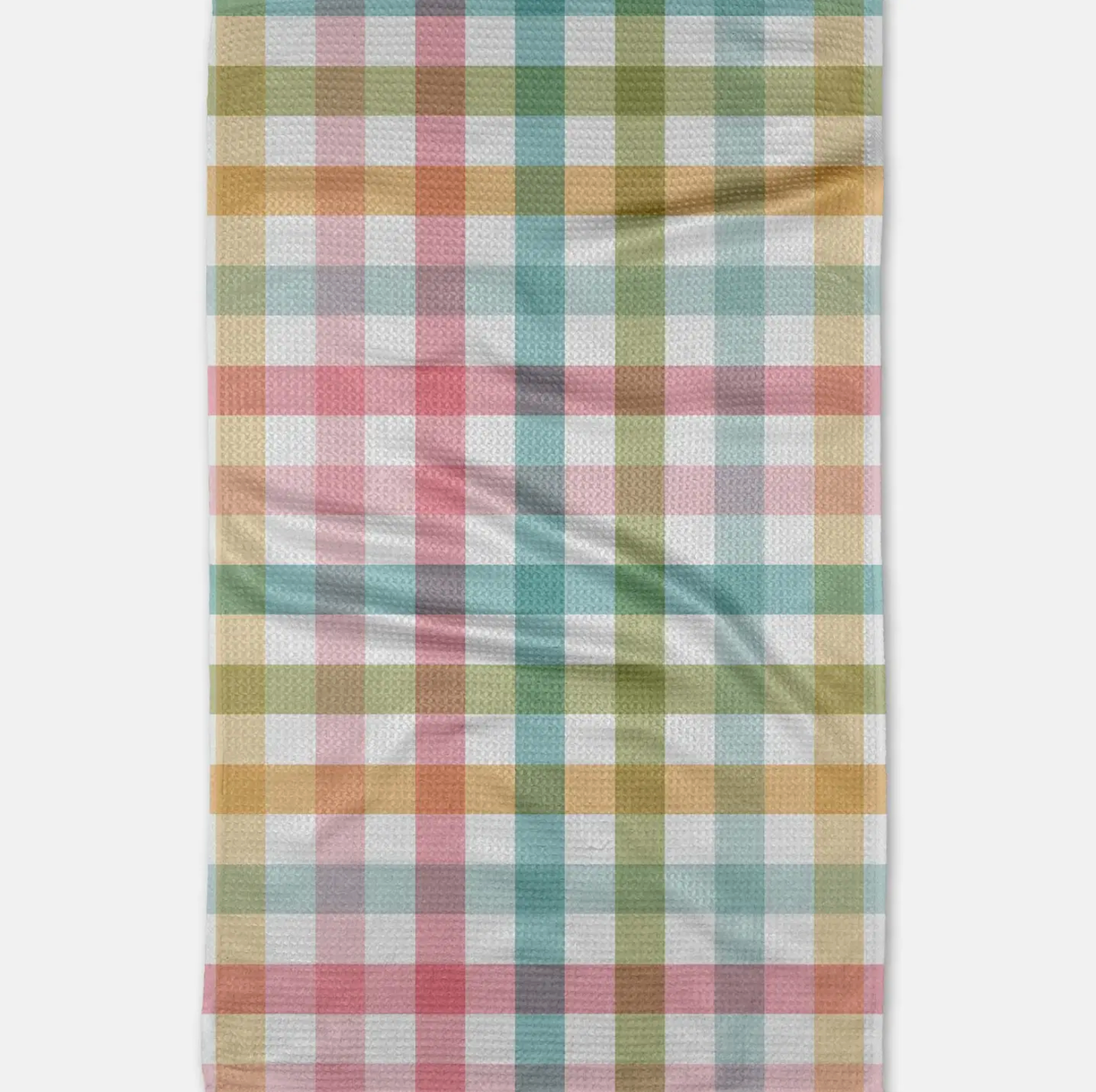 Geometry Tea Towels - Easter Plaid