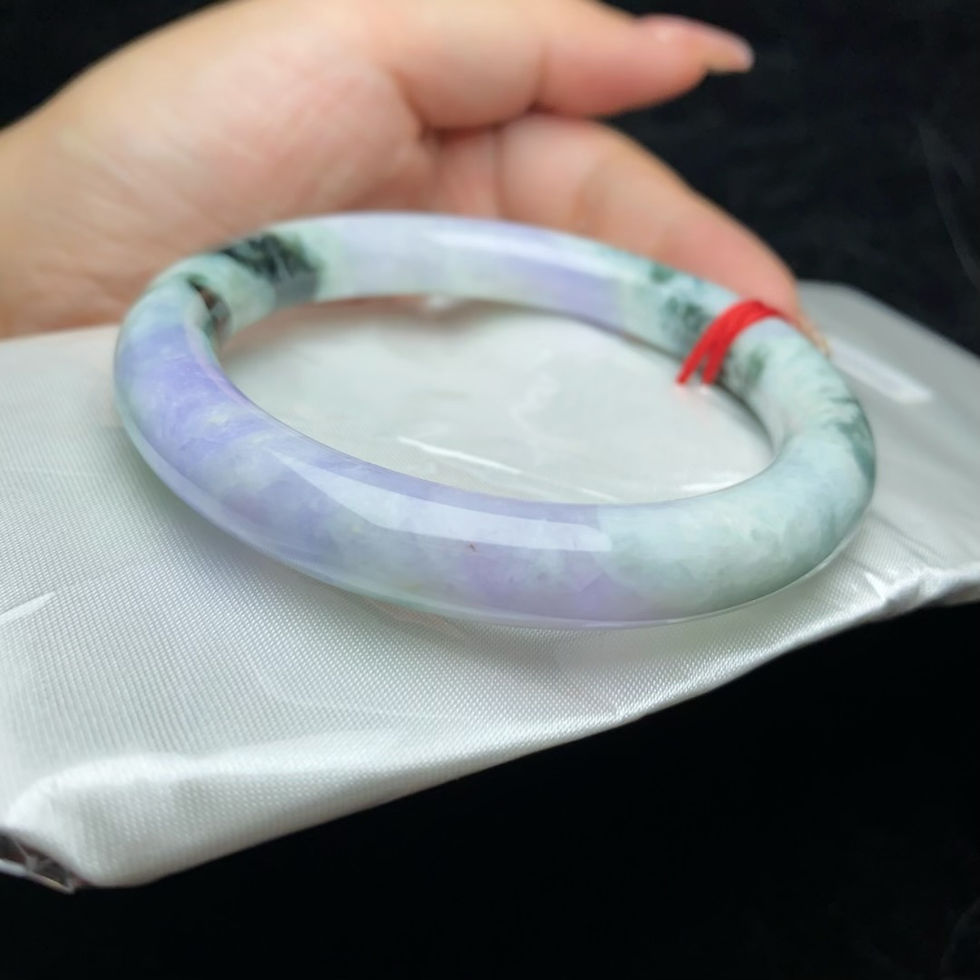 57 Circles Violet Floating Round Bracelet (BR8252)