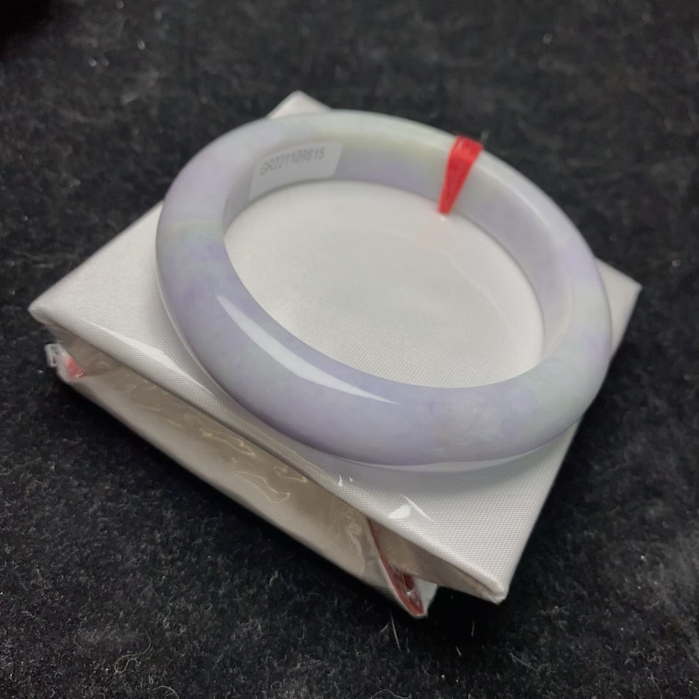 55-circle old mine blue-purple jadeite bracelet (BR109815)