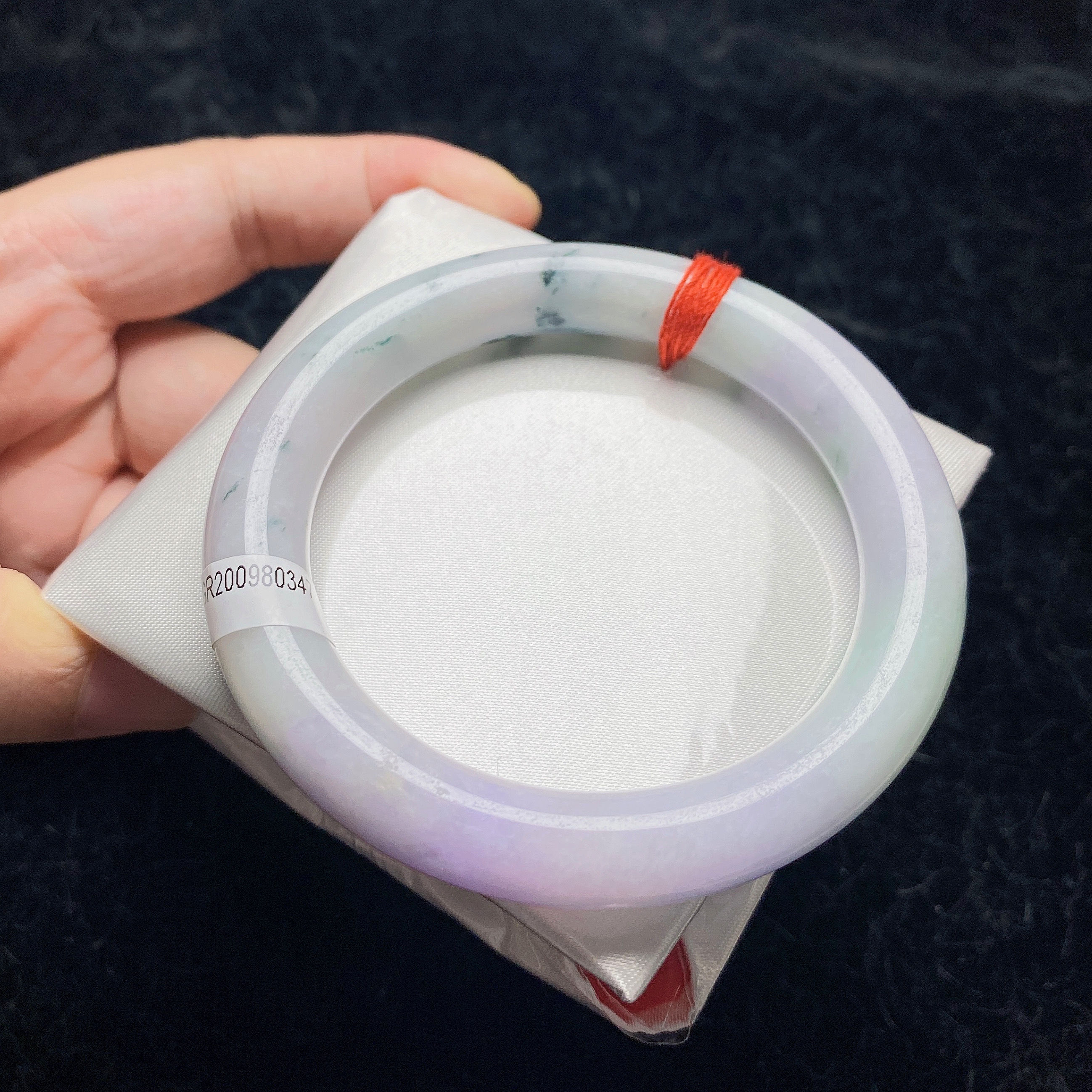 57圈春桃紫飄花圓條手鐲(BR80347)