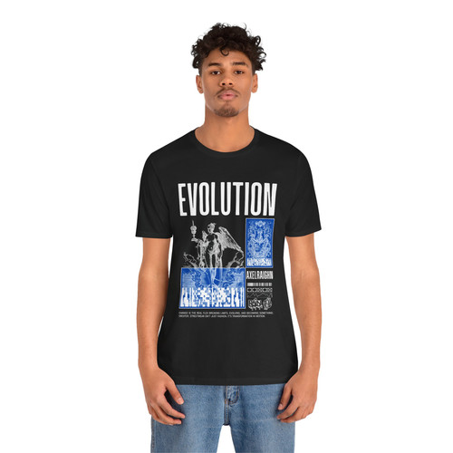 Evolution T-Shirt — Live Fully, Learn & Evolve Tee | Axel Raighn