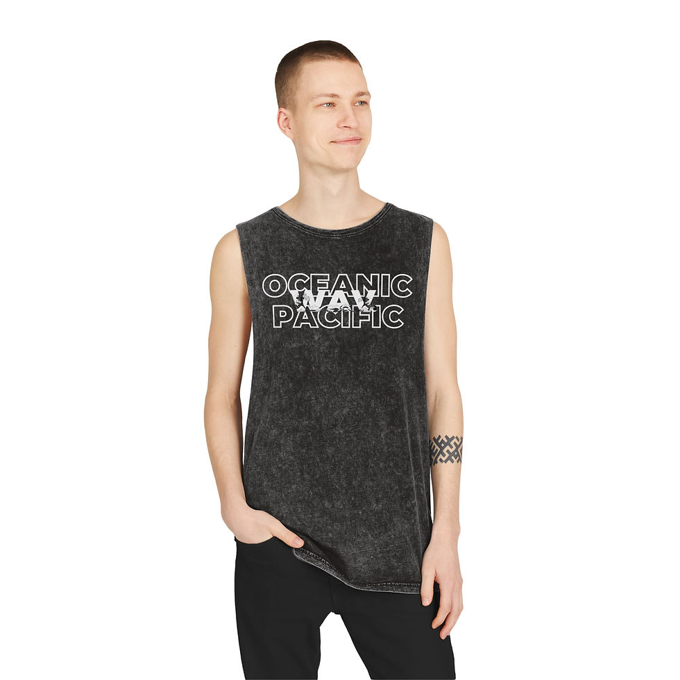 Thumbnail: WAV. FILE Tank – Stonewash Tank Top