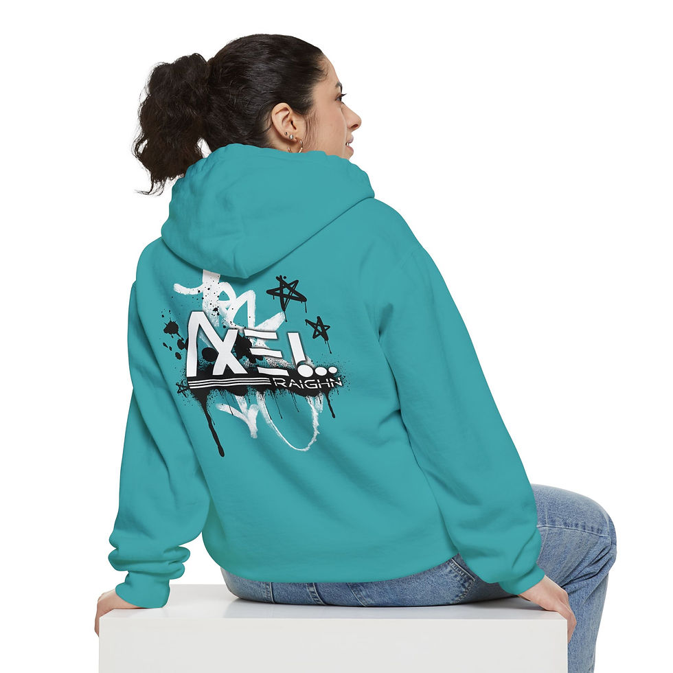 Thumbnail: Dancing Panda - Unisex Garment-Dyed Hoodie