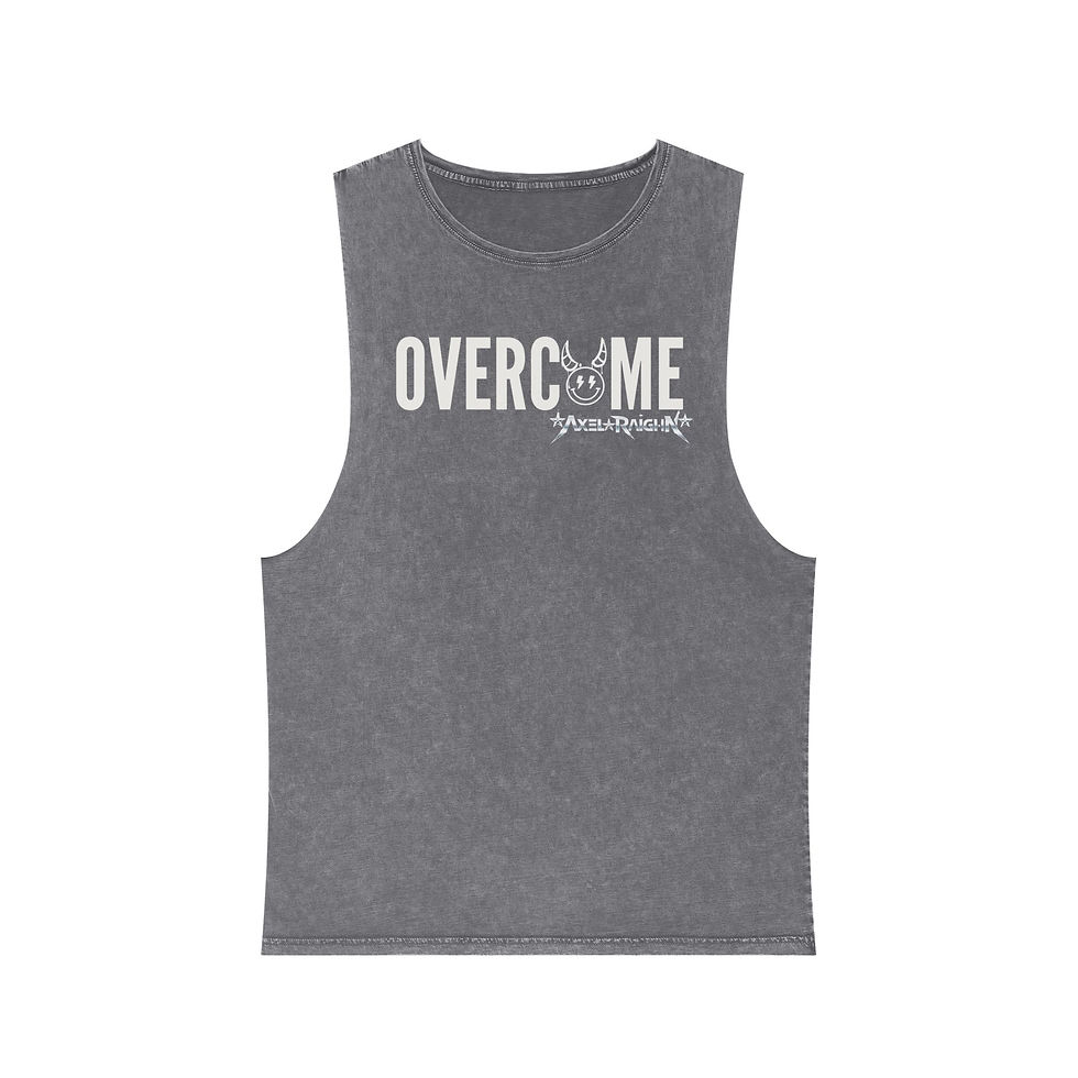 Thumbnail: OVERCOME Tank – Stonewash Tank Top