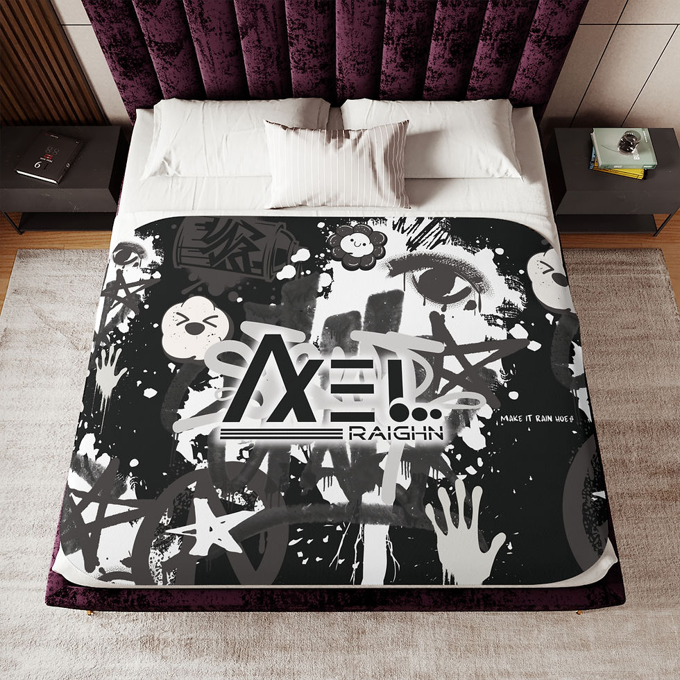 Thumbnail: Cozy Sherpa - Axel Raighn Throw Blanket