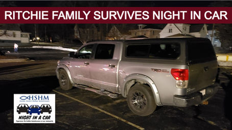 Ritchie Family Survives A Night In A Car