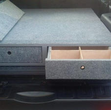 SUV drawer bed overlanding