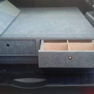 Cama con cajones SUV overlanding