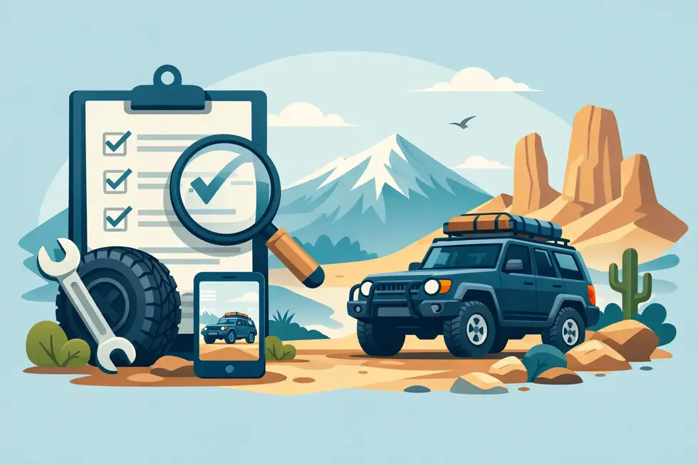 Used 4x4 Inspection Checklist Chile