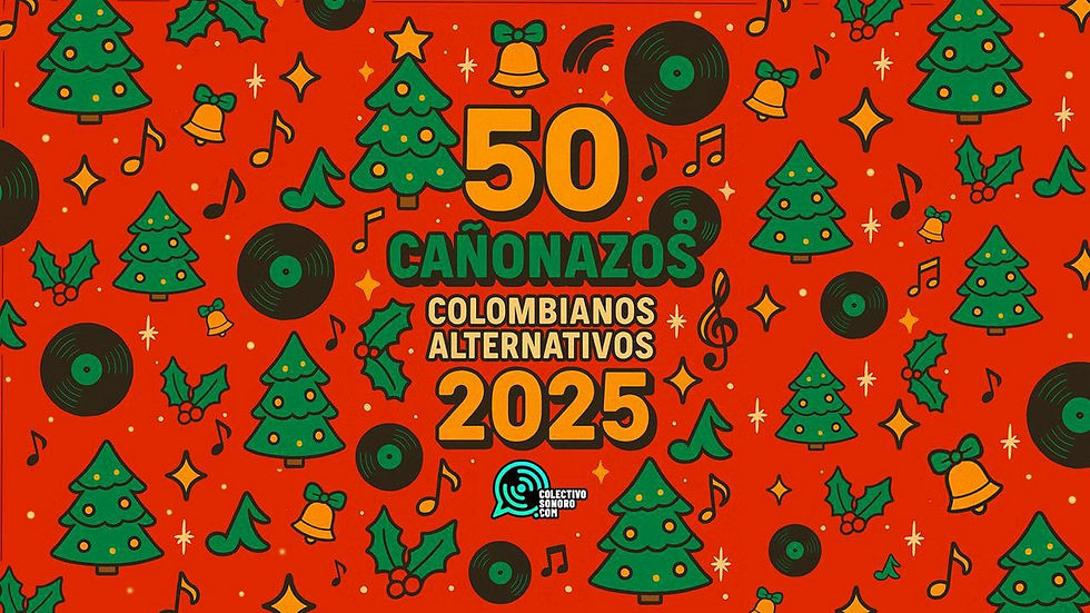 Colectivo Sonoro presentó su tradicional listado de fin de año con las 50 Canciones Colombianas Alternativas de 2025
