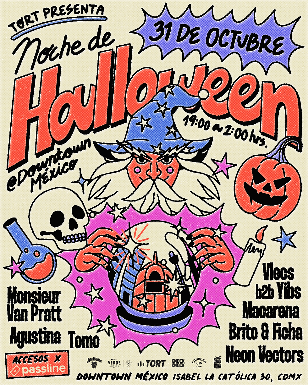 TORT presenta  Noche de Halloween: misticismo, música y magia en el corazón de la CDMX