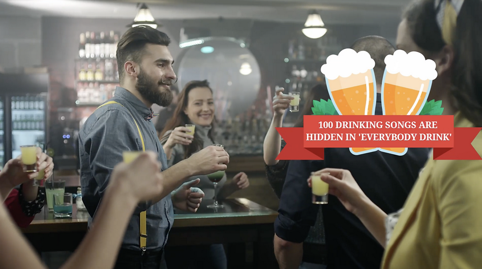 Rip Gerber lanza Everybody Drink: 113 referencias a grandes himnos de bar en una sola canción