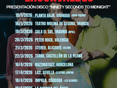 Exsonvaldes inicia su gira por España presentando Ninety Seconds to Midnight: una conexión renovada con su público