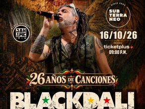 BLACKDALI lleva a Santiago el recorrido de Darío Alturria por el reggae en español
