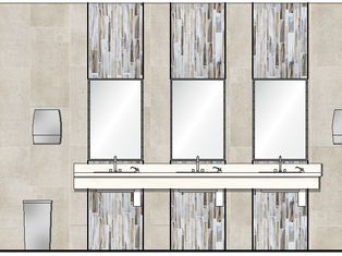 Restroom Elevation Rendering
